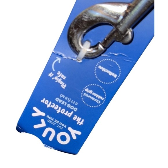 Youly 6 FT Red Reflective Braided Rope Dog Leash Soft Comfort Grip Snap New - Picture 9 of 9